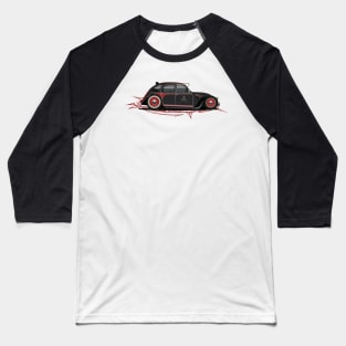 2CV Hot Rod Baseball T-Shirt